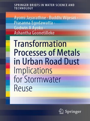 cover image of Transformation Processes of Metals in Urban Road Dust